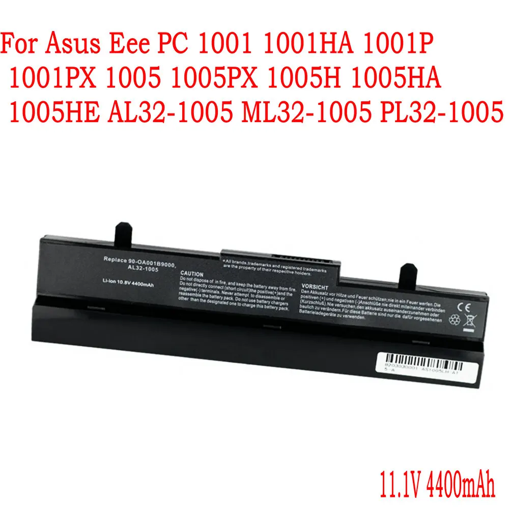 High Quali Laptop battery For Asus Eee PC 1001 1001HA 1001P 1001PX 1005  1005PX 1005H 1005HA 1005HE AL32-1005 ML32-1005 PL32-1005 - AliExpress
