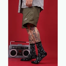 Высокое качество, женские модные носки для мужчин и женщин, Bf ветер, хип-хоп скейтборд, осенние и зимние носки