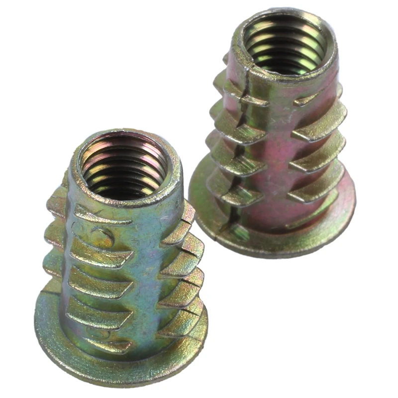 M6x15mm винт для интерфейса гайки вставить резьбовые гайки 50 шт. для мебели