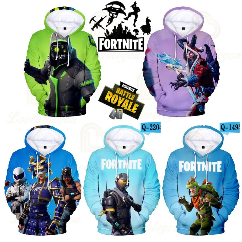 Детская толстовка с капюшоном и длинным рукавом в стиле Fortnite Hero Victory | Мать