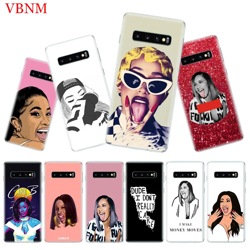 Cardi B плохой кролик модная Бисер для украшения samsung Galaxy S9 S8 A6 A8 Note 9 8 S7 S6 край J4 J6 +