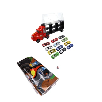 

Ejection Vehicle Fire Engineering Vehicle Children Sliding Alloy Pull Back Car Simulation Mini Car Toy Car Model Gift Box Boy