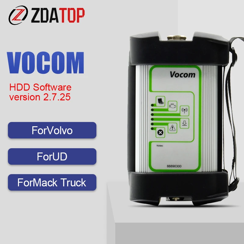 VOCOM для Volvo 88890300 с программным обеспечением HDD V2.7.25 Vocom интерфейс volvo/forUD/forMack