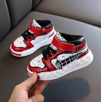 

kids shoes autumn spiderman boys sneakers girls princess running shoes children sport breathable casual sneakers tenis