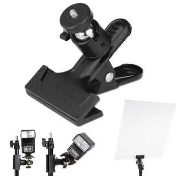 

Clip Clamp Holder Mount with Universal Metal Standard Ball Head 1/4 Screw for Camera Flash Holder Bracket for Photography