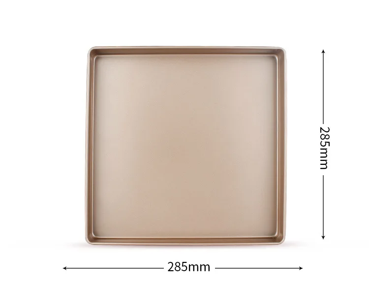 New Style Heavy Steel Cooking Dish Bakery Appliances Non-stick Bakery Cake Mold Biscuit Nougat Cooking Dish Carbon Steel Baking
