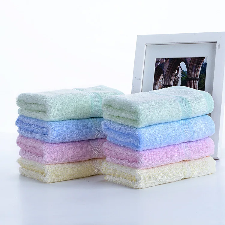 

Bamboo Fabric Adult Face Wash Beauty Towel Kindergarten CHILD'S Towel Infants Sweat Baby Small Tower si fang jin