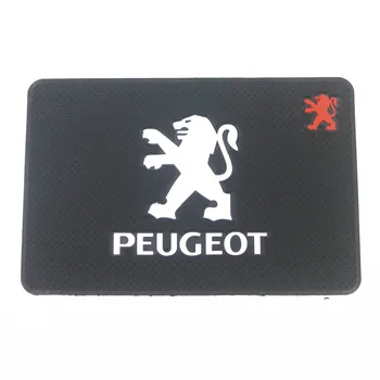 

Car Logo Anti Slip Mat Phone Holder Non-Slip Mat non slip Pad For Peugeot 107 207 307 407 308 607 508 3008