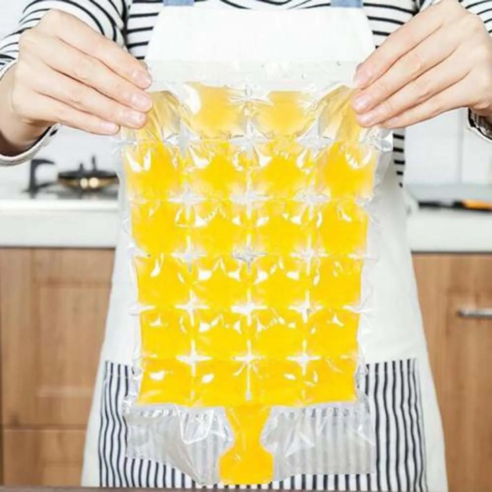 

10pcs Ice-making Bags Disposable Water Injection Cocktail Maker Drink Ice Molds