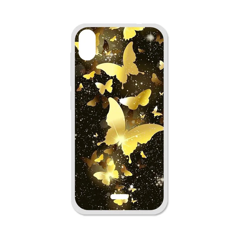 Q050 Soft TPU Case For Wiko Y50 Case Silicon Phone Bumper For Wiko Y50 5.0 inch Cover Floral DIY Painted Coque Back Shell Fundas Capa - Color: Q050