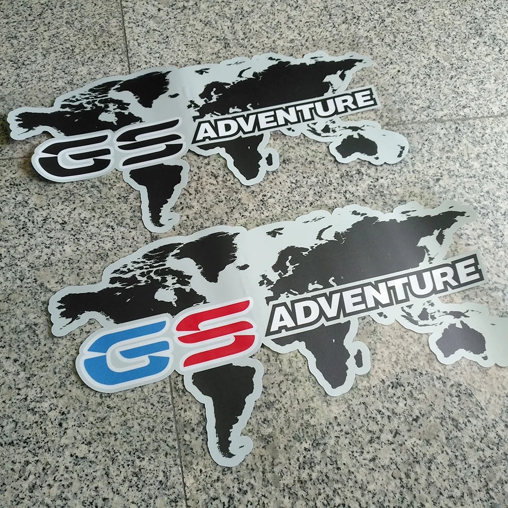 

Motorcycle Decal World side Top cases box for Touratech Pannier Stickers ADV Adventure For BMW KTM Benelli Suzuki Yamaha Honda