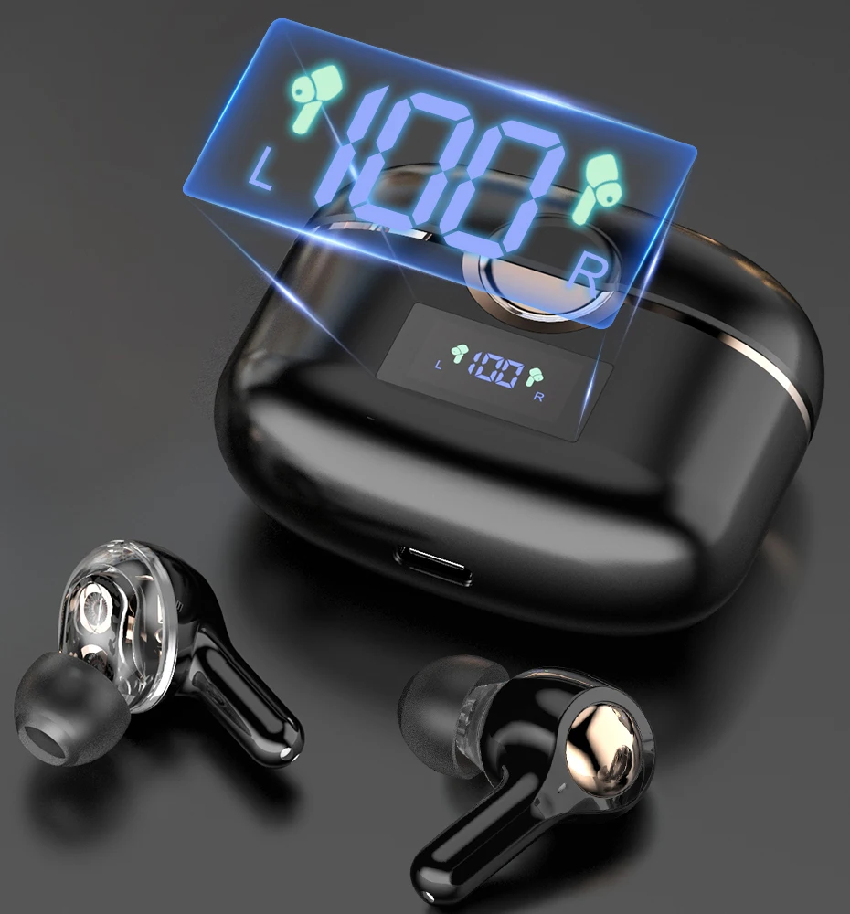 هندزفری دابل درایو وایرلس نویز کنسل ضد آب TiYiViRi Bluetooth Earbuds Double Drive 7 He40f63740a3d4beaa5fe8a1a6ac13d34f
