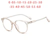 Transparent Tea Vintage Women Short-sight Eyeglasses KY959 Big Frame Oval Prescription Spectacles Diopter 0 -50 -100 To -600 1