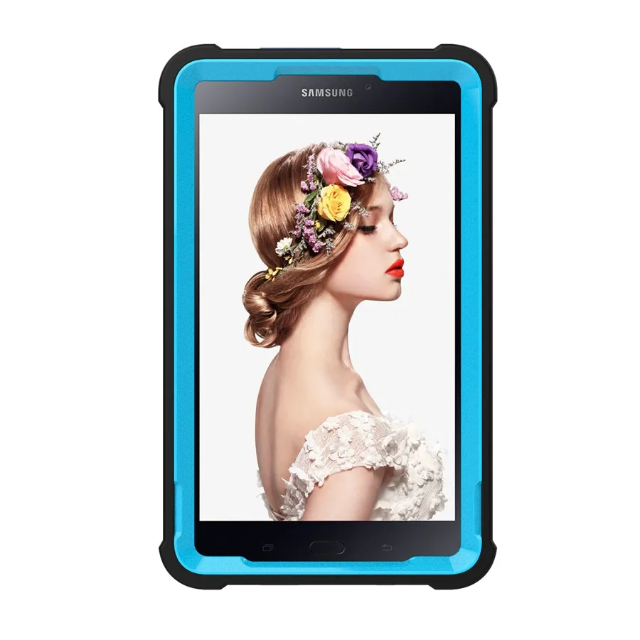 New Armor Case for Samsung Galaxy Tab A 8.0 T380 T385 SM-T380 SM-T385 Silicon Kid Shockproof Shell tablet case+Film+Pen