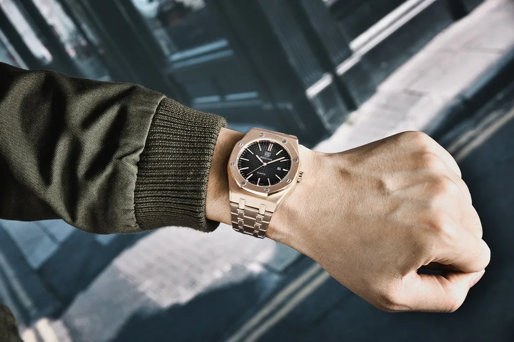 BENYAR мужские часы лучший бренд класса люкс водонепроницаемые Бизнес кварцевые наручные часы из нержавеющей стали для мужчин часы мужские часы Relogio Masculino