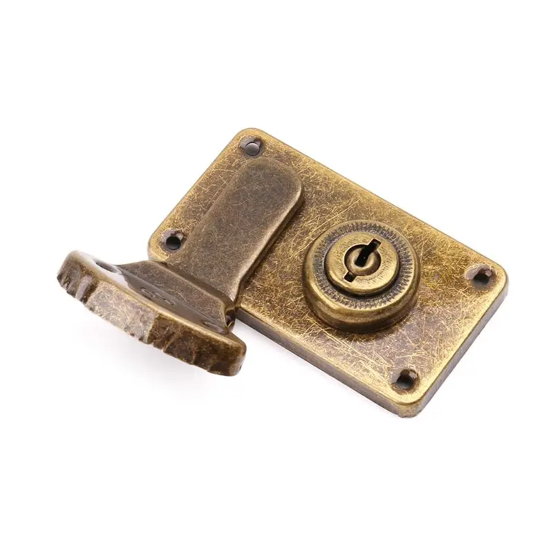 Toggle latches jewelry box hasps decorative latches bronze tone leather suitcase buckle box vintage metal lock antique toggle hasp latch
