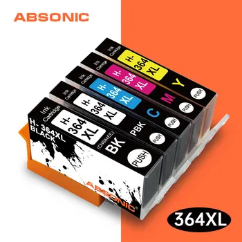 

Absonic 364XL Ink Cartridge HP 364 XL for HP Photosmart 5510 5515 6510 B010a B109a B209a Deskjet 3070A HP364 Printer Cartridges