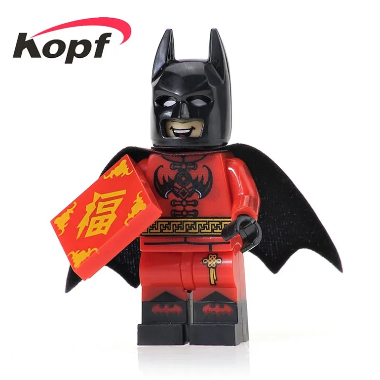 402 Without Box Одна King Tut Alfred Harley Quinn Джокер Бэтмен Женщина-кошка Супер Герои Кирпичи Строительные блоки лучший детский подарок игрушки PG311 - Цвет: 402 Without Box
