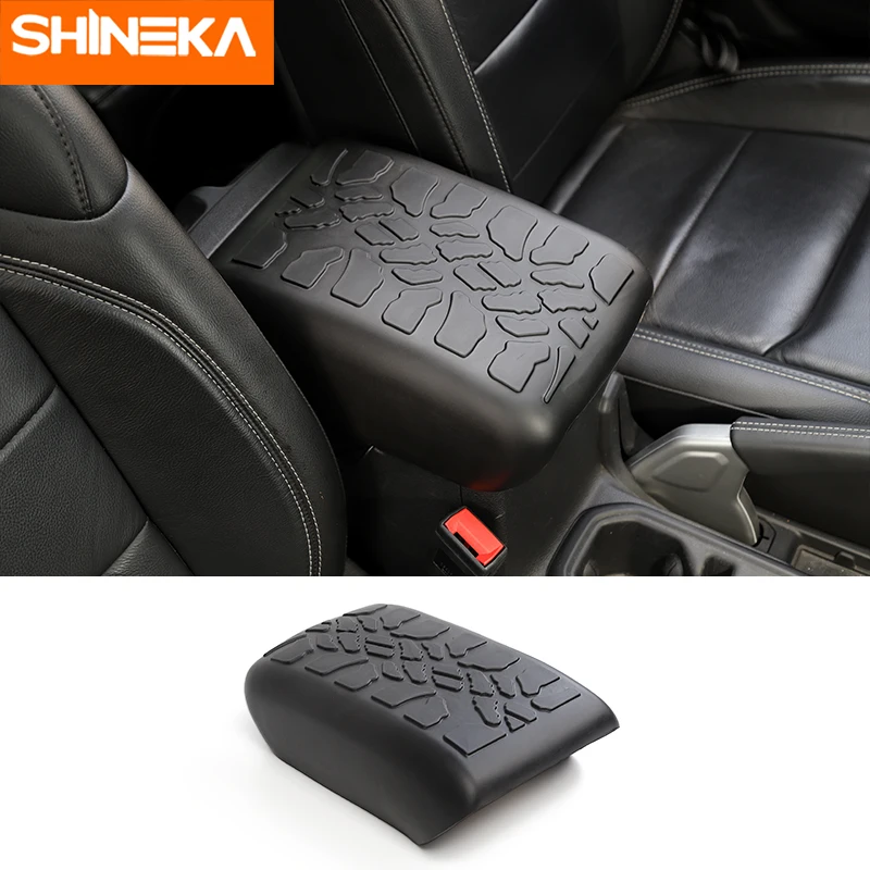 SHINEKA подлокотник коробка Накладка для Jeep Wrangler JL резиновый ящик для хранения в подлокотнике автомобиля накладка декоративная крышка для Jeep Wrangler JL