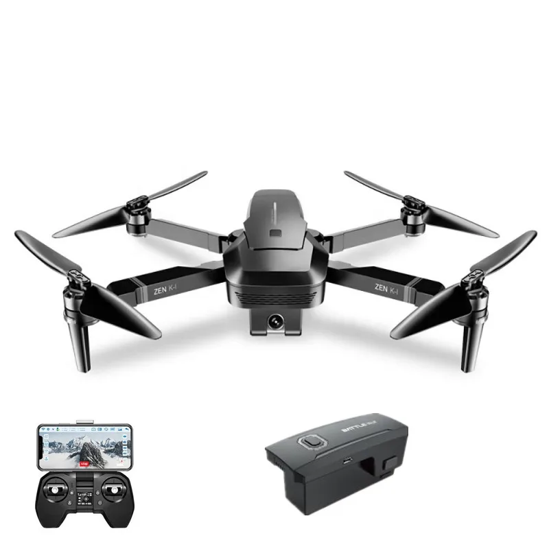 Профессиональный бесщеточный gps складной следящий за мной wifi FPV RC Дрон 5G оптический поток позиционирования жеста фото антенна RC Квадрокоптер - Цвет: Drone with 1 battery