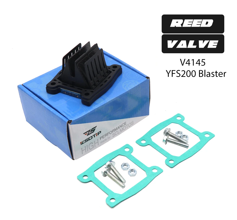 Carbon Fiber Reed Valve Set Yamaha Blaster YFS200 1988-2006 Fast Shipping! 