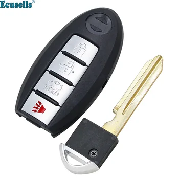 

4 buttons Smart Remote Key shell case fob cover for Nissan Altima Maxima Murano with emergency key