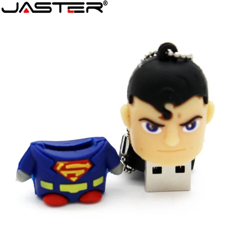 JASTER Мультяшные персонажи usb флэш диск полная емкость ручка накопитель Мстители