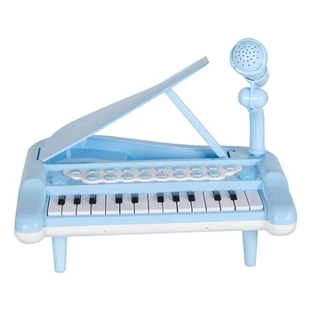 

Multi-Functional Electronic Piano Musical Instrument Beginner Learning Piano Toy with Microphone