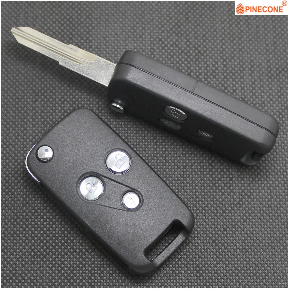 PINECONE для ROVER STREETWISE MG TF ZR ZS 25 45 Morris garaves чехол для ключей 3 кнопки модифицированный откидной Складной автомобильный брелок для ключей оболочка лезвие 2