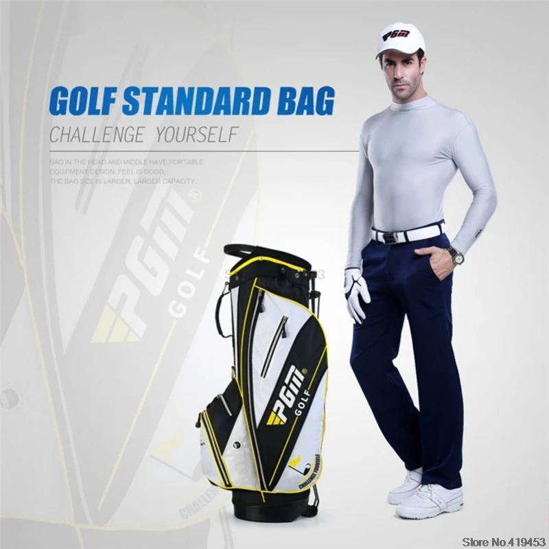 Pgm сумка для гольфа, водонепроницаемая мужская сумка для гольфа Caddy, штатив-стойка, сумка для гольфа, женская сумка с кронштейном и подставкой для пистолета, 14 клубов D0068