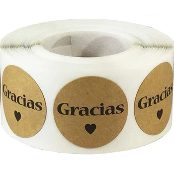 

Stickers 500Pcs/Roll Thank You Sticker Seal Labels Baby Shower Party Decoration Stickers