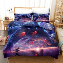 Cheap Dolphin Bedding Set Magic Purple Jellyfish Duvet Cover for Kids Sea Animal Bedclothes Single Size Home Textiles 3PCS Pillowcase Cheap Dolphin Bedding Set Magic Purple Jellyfish Duvet Cover for Kids Sea Animal Bedclothes Single Size Home Textiles 3PCS Pillowcase