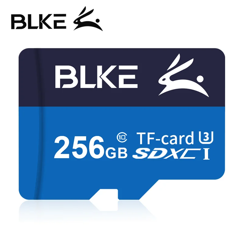 BLKE TF карты Class10 UHS-I U3 Micro SD карта, 32 ГБ, 64 ГБ, 128G 256 ГБ для мобильного телефона тахограф движения Камера высокое Скорость слот для карт памяти - Емкость: 256G U3