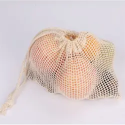 Женские кухонные домашние овощные хозяйственные сумки эко хлопчатобумажная хозяйственная сумка сумки для овощей многоразовое хранилище