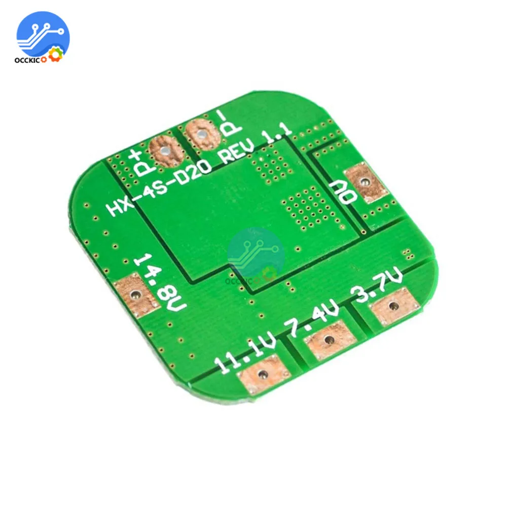 Bms 4S литий ионная плата защиты батареи 14 8 V/16 V 20A для литиевых LicoO2 Limn2O4 18650 LI
