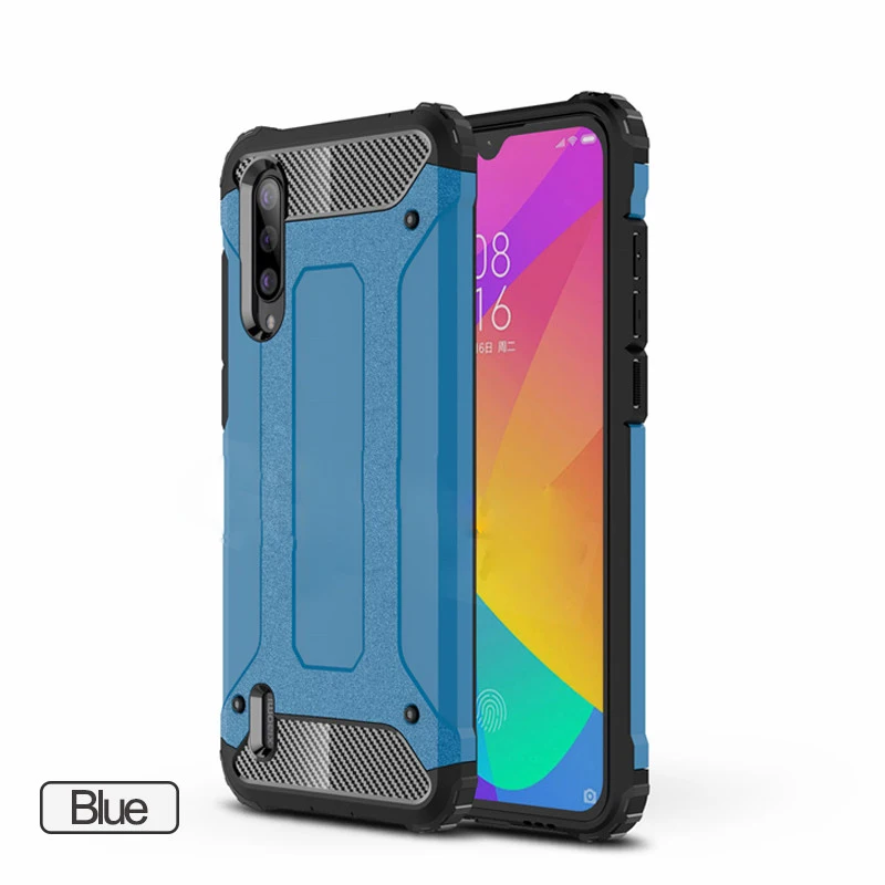ALLOPUT 3D стекло xiaomi a3 закаленное стекло Xiaomi Mi A3 против царапин полное покрытие MIA3 XIAOMI защитное стекло на сяоми ми а3 Xiaomi a3 стекло Xiaomi mi a3 сяоми ми а3 стекло - Цвет: Blue Armor Case