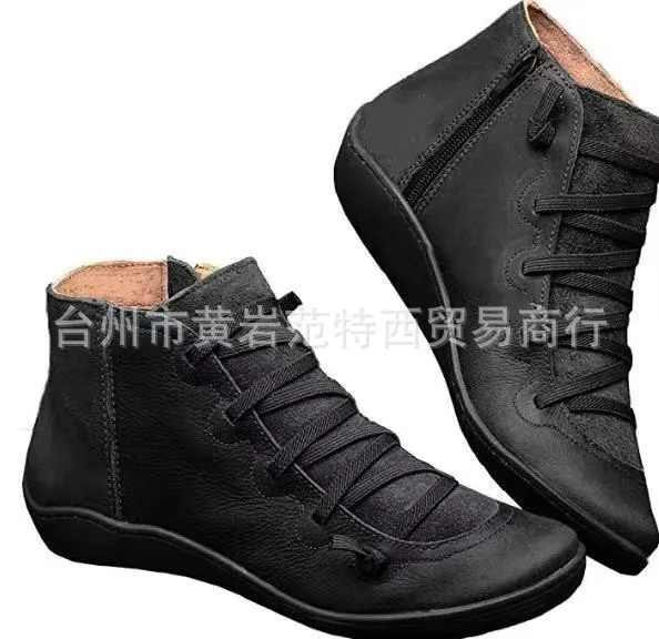 black Рабочая одежда в английском стиле; Ботинки martin; короткие ботинки на высоком каблуке; женские ботинки для отдыха; Zapatos De Mujer; женская обувь - Цвет: black