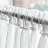CITYINCITY double layers Curtain for kitchen White Half Transparent Sheer Tulle Short  Curtain for bar Home Decor  Customized 3