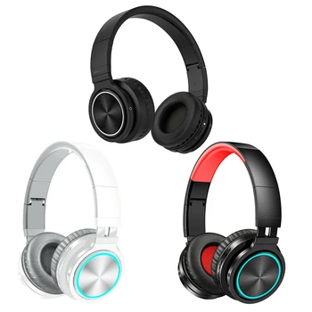 

B12 Over Ear Headphone Wireless Stereo Bass Headset Bluetooth 5.0 Glowing Earphone