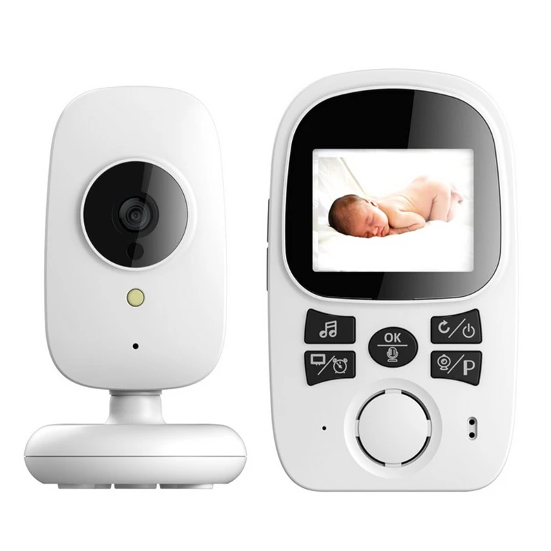 

Wireless Video Baby Monitor 2.4 Inch Nanny Camera 2 Way Talk Night Vision IR LCD Temperature Monitor Infant Baby Sleep Camera