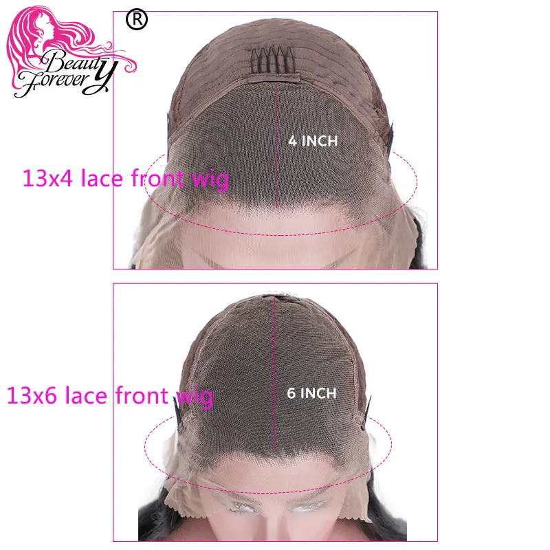 Beauty forever 13*4/6 глубокая волна Синтетические волосы на кружеве парики из натуральных волос с Африканской структурой, предварительно вырезанные бразильские Волосы remy парик с детскими волосами Синтетические волосы на кружеве парик