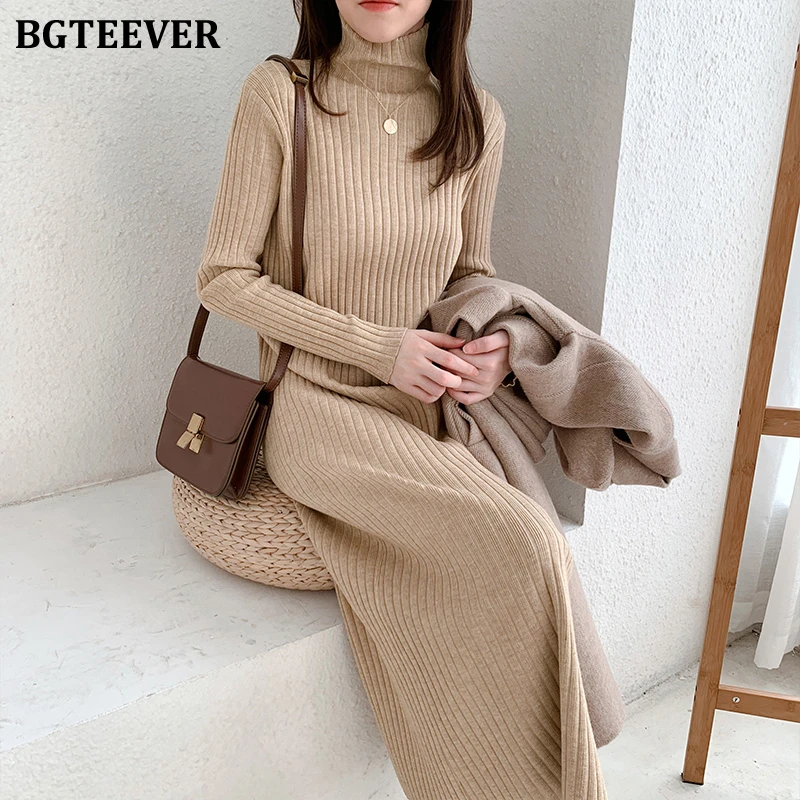 mid length jumper dress