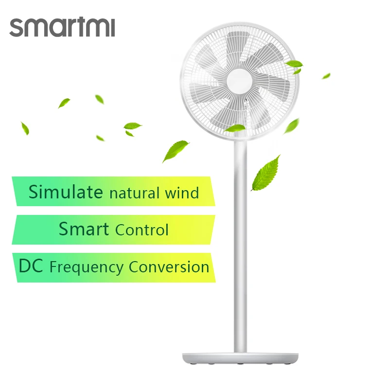Smartmi натуральный ветряной пьедестал вентилятор 2S APP Контроль DC Частотный 20W2800mAh 100