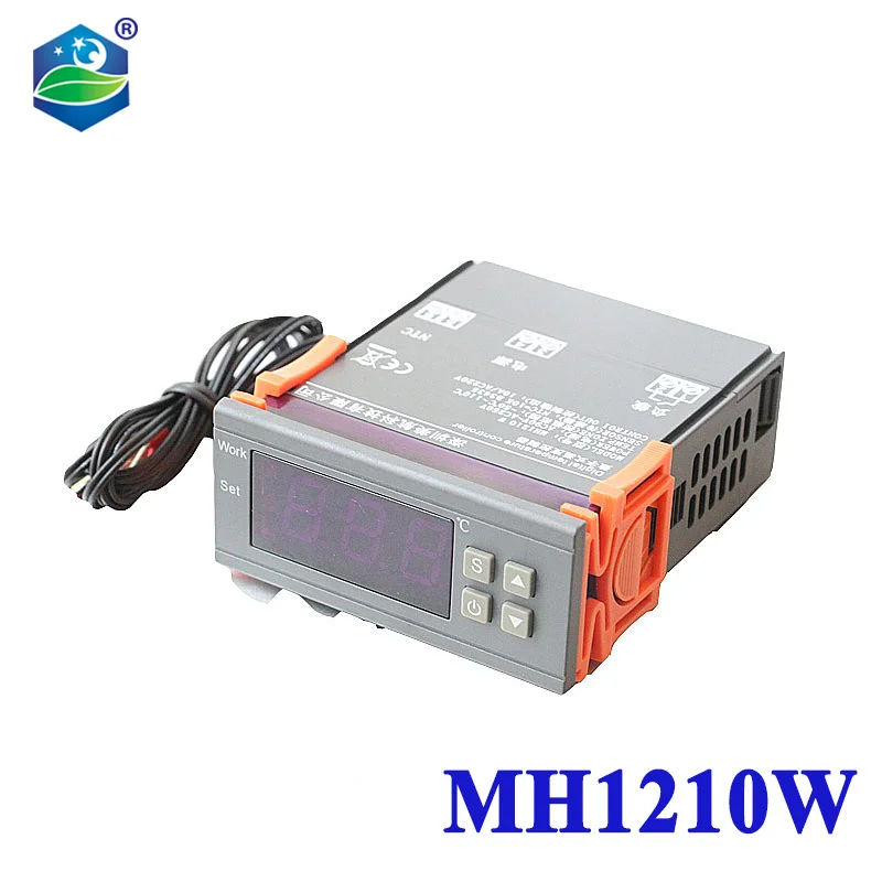 1pcs Digital Temperature Controller Mh1210w 90250v 10a 220v Thermostat