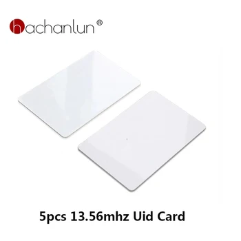 5pcs UID 13.56MHz Card Access Control Tag Rewritable Rfid 13.56 Mhz PVC Thin Uid Changeable IC Block 0 Writable Card(1K) 1