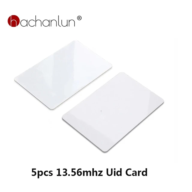 5pcs UID 13.56MHz Card Access Control Tag Rewritable Rfid 13.56 Mhz PVC Thin Uid Changeable IC Block 0 Writable Card(1K) 1