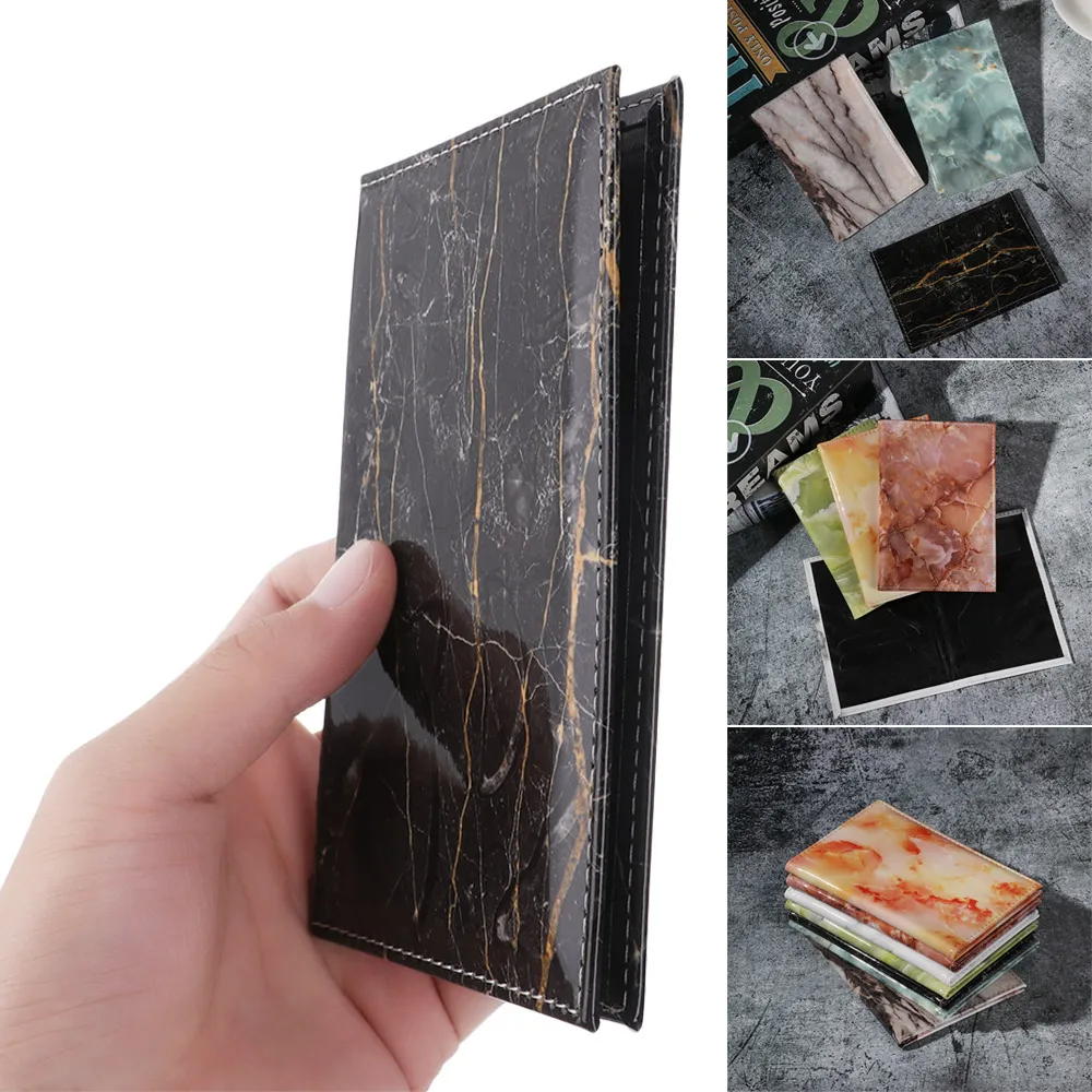 New Fashion Marble Pattern Passport Cover Women PU Leather Cute Travel Passport Holder Waterproof Design Passport Covers