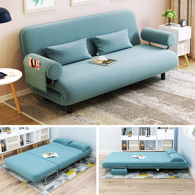 

Single Foldable Living Room Simple Modern Small Apartment Multi-function Double Sofa