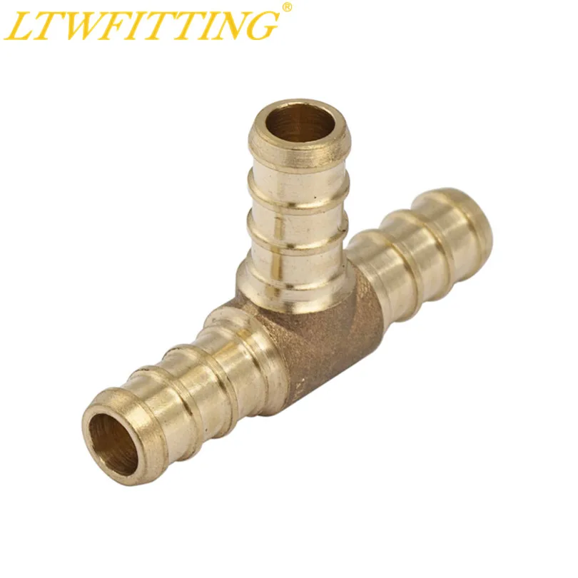 

LTWFITTING Lead Free Brass PEX Crimp Fitting 3/8-Inch x 3/8-Inch x 3/8-Inch PEX Tee