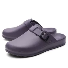 Тапочки размера плюс; модные тапочки унисекс; домашние водонепроницаемые и уличные садовые туфли; Летняя обувь из ЭВА; Новинка года